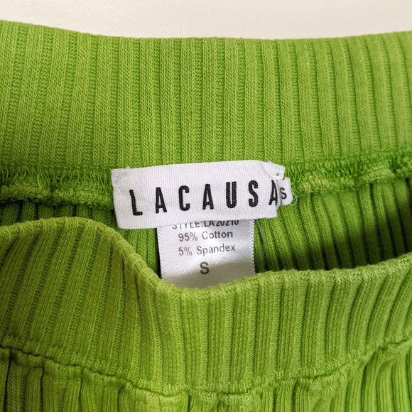 LACAUSA ribbed bike shorts, size S - Picture 2 of 4